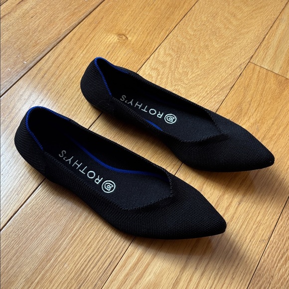 Rothy’s The Point ll shoe in black sz 8 - Picture 5 of 13